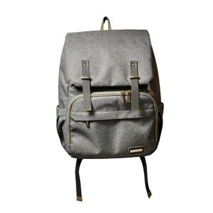 Ruvalino Diaper Backpack - Unisex Neutral Gray
